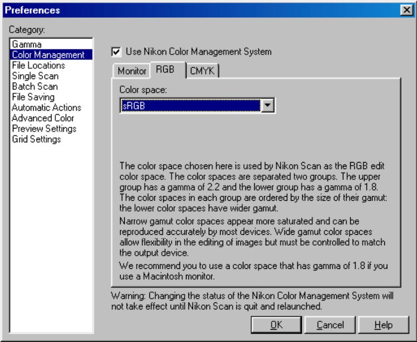 NIKON SCAN 3 - The RGB Sheet - 1