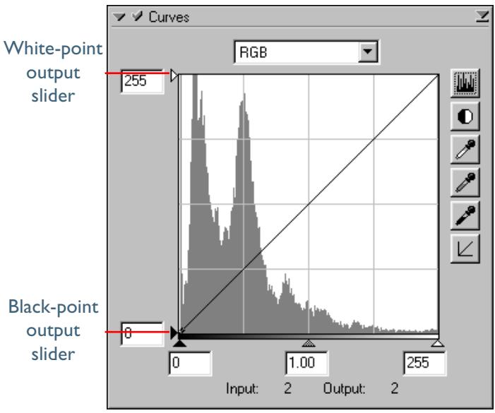 NIKON SCAN 3 - White Point and Black Point Output Levels - 1