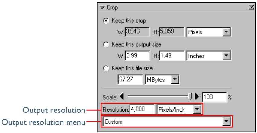 NIKON SCAN 3 - Step 10—Select an output resolution - 1