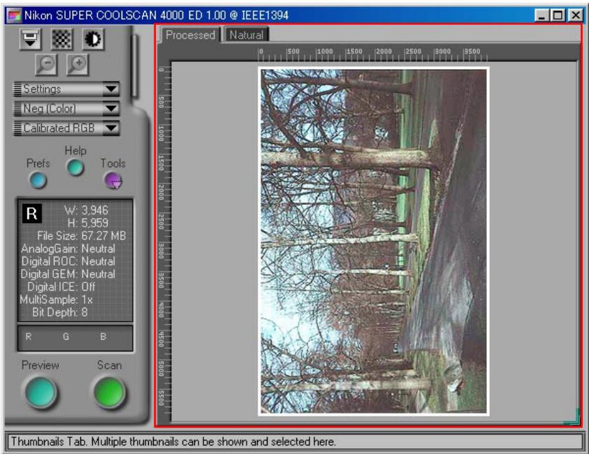 NIKON SCAN 3 - Step 6—Preview the frames to be scanned - 2