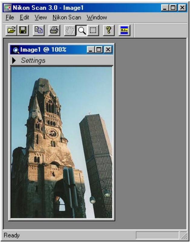 NIKON SCAN 3 - The Nikon Scan 3.0 Window (Windows) - 1