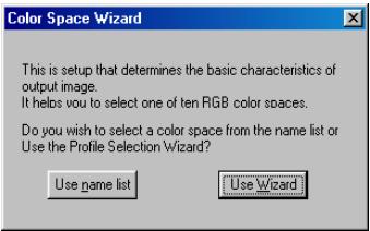 NIKON SCAN 3 - Step 8—Select an RGB profile - 1