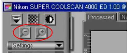 NIKON SCAN 3 - Zoom Buttons - 1
