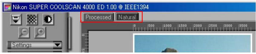 NIKON SCAN 3 - The Natural/Processed Tabs - 1
