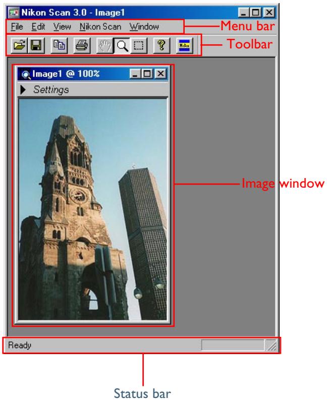 NIKON SCAN 3 - The Nikon Scan Window (Windows) - 1