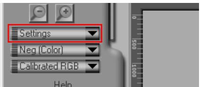 NIKON SCAN 3 - Settings Menu - 1