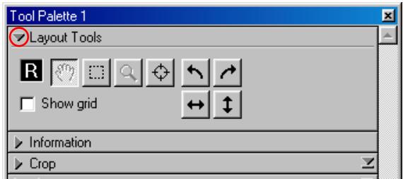 NIKON SCAN 3 - Step 7—Open the Layout Tools palette - 1