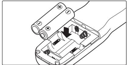 NIKON TELECOMMANDE FILAIRE MC-36 - Inserimento delle batterie - 1