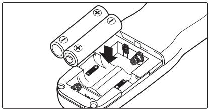 NIKON TELECOMMANDE FILAIRE MC-36 - Batterijenplaatsen - 1