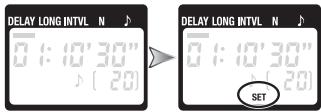 NIKON TELECOMMANDE FILAIRE MC-36 - Impostazione del timer - 1