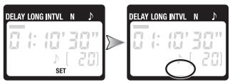 NIKON TELECOMMANDE FILAIRE MC-36 - Einstellen des Timers - 1