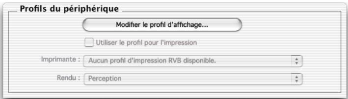 NIKON VIEW 6 - Zone profils du périphérique - 1