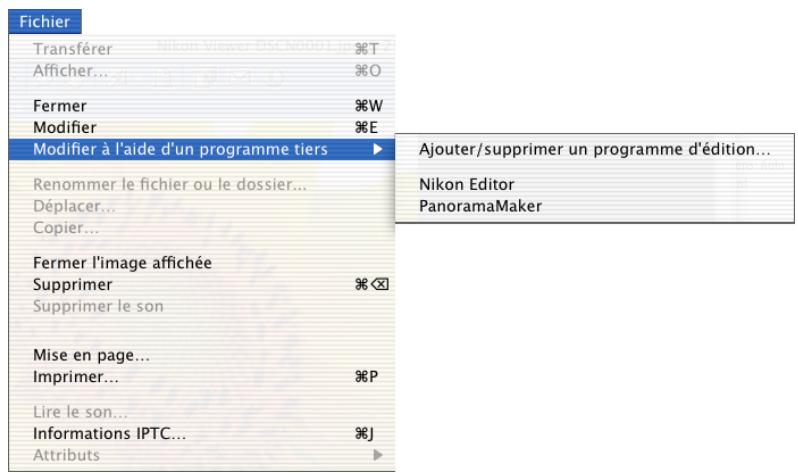 NIKON VIEW 6 - Modifier à l'aide d'un programme tiers - 1