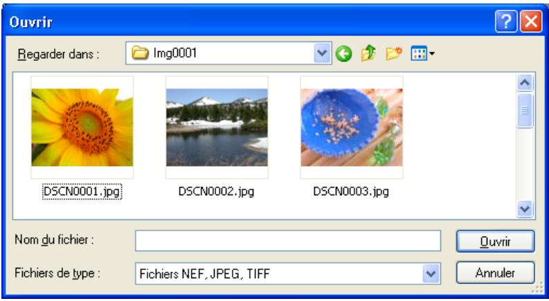 NIKON VIEW 6 - Ouvrir une nouvelle image dans nikon editor - 2