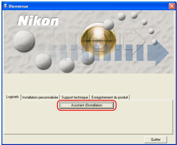 NIKON VIEW 6 - Étape 1: sélectionnez assistant d'installation - 1