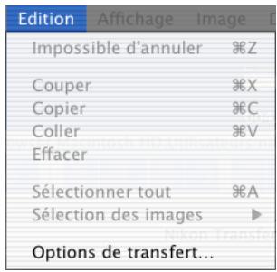NIKON VIEW 6 - Menu édition - 1