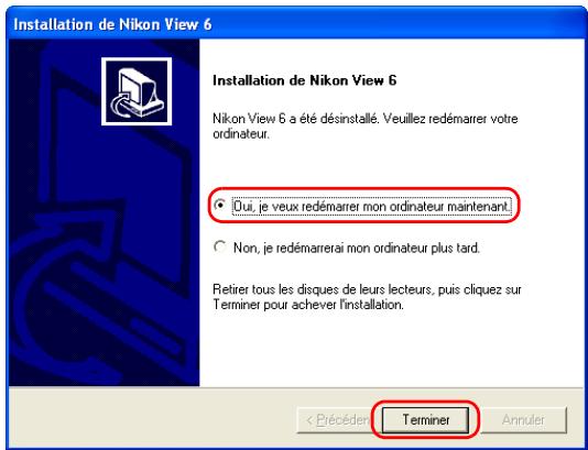 NIKON VIEW 6 - Étape 4: redémarrer l'ordinateur - 1