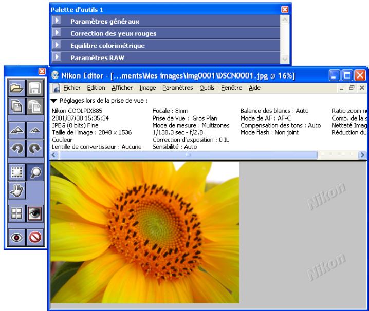 NIKON VIEW 6 - Ouvrir des images dans nikon editor - 2