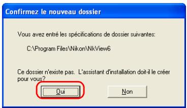 NIKON VIEW 6 - — Confirmez le nouveau dossier de destination - 1