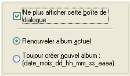 NIKON VIEW 6 - Ne plus afficher cette boîte de dialogue renouveler album actuel - 1