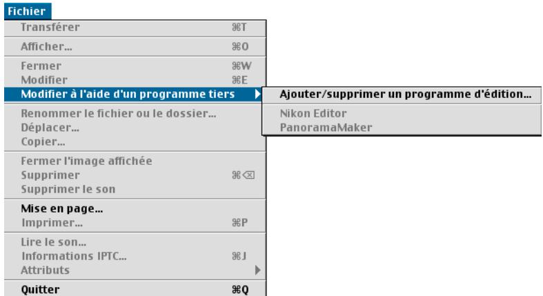 NIKON VIEW 6 - Modifier à l'aide d'un programme tiers - 1