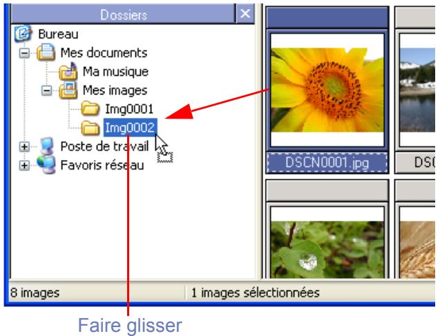 NIKON VIEW 6 - Déplacement des fichiers entre les dossiers - 1