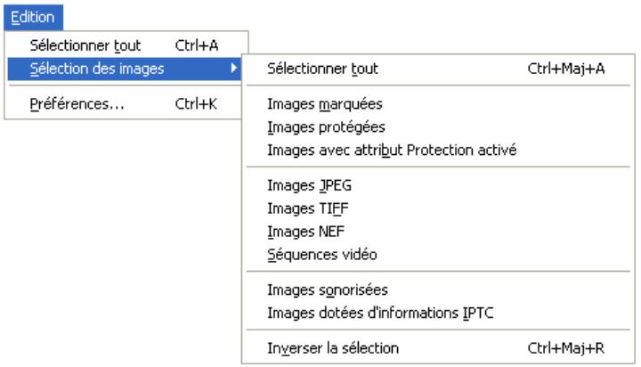 NIKON VIEW 6 - Sélection des images - 1