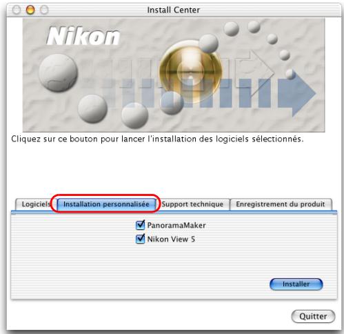 NIKON VIEW 6 - Étape 1: sélectionnez les logiciels à installer - 1