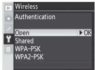 NIKON WT-3 - Wireless Menu, Page 2/2 - 1
