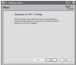 NIKON WT-3 - Connecting the USB Cable - 2