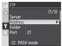 NIKON WT-3 - Editing Existing ftp Profiles - 6