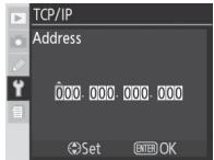 NIKON WT-3 - TCP/IP Menu, Page 2/2 - 14