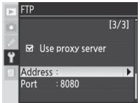 NIKON WT-3 - FTP Menu, Page 3/3 - 3