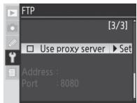 NIKON WT-3 - FTP Menu, Page 3/3 - 1