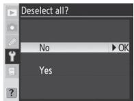 NIKON WT-3 - Deselect All? - 2