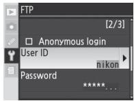 NIKON WT-3 - FTP Menu, Page 2/3 - 9