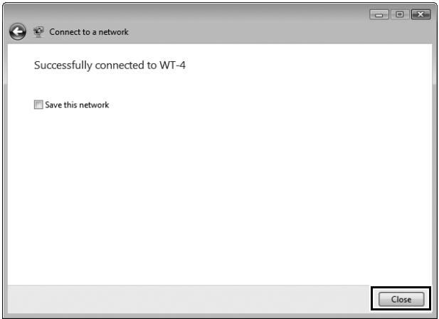 NIKON WT-4 - Click [Close]. - 1