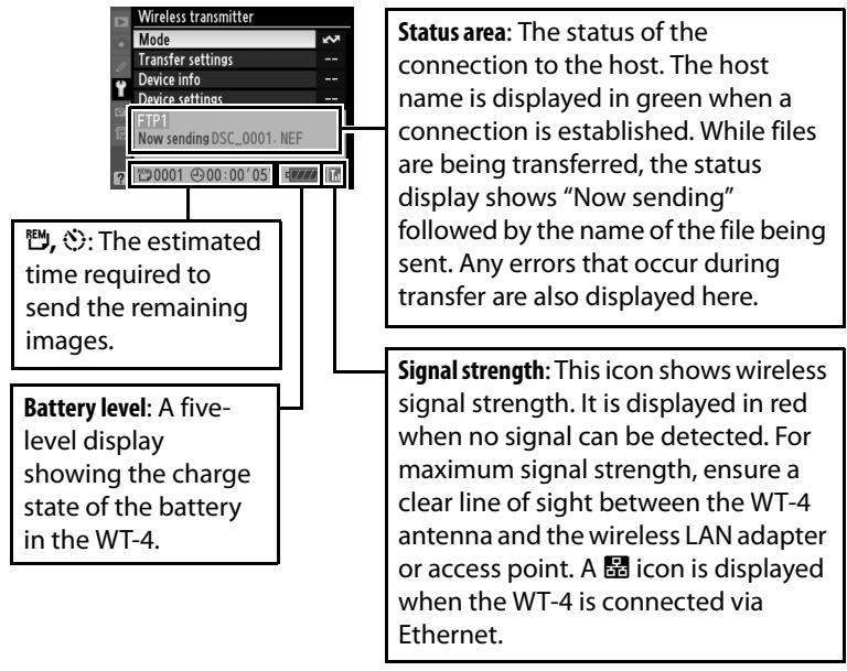 NIKON WT-4 - The Status Display - 1