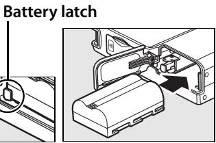 NIKON WT-4 - Inserting the Battery - 2