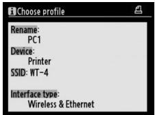NIKON WT-4 - Viewing Profile Information - 1