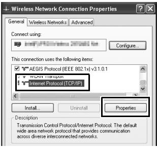 NIKON WT-4 - Select the IP address entered in Step 6 and enter a [TCP port] number. The port number is normally 21. - 4