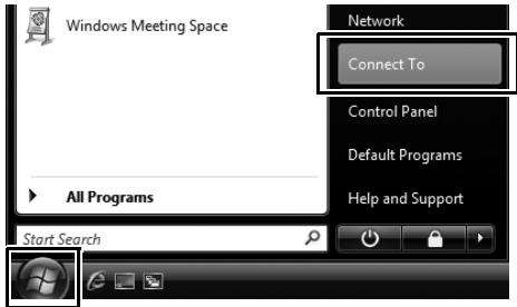 NIKON WT-4 - Click the "Start" orb and select [Connect To]. - 1