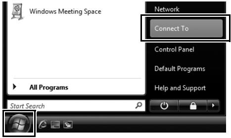 NIKON WT-4 - Click the "Start" orb and select [Connect To]. - 1