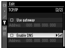 NIKON WT-4 - TCP/IP Menu, Page 2/2 - 10
