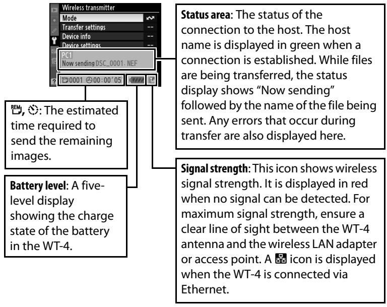 NIKON WT-4 - The Status Display - 1