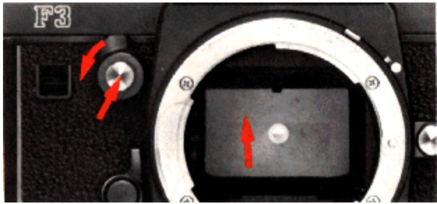 NIKON F3 - For non-AI lenses or accessories without automatic diaphragms - 1