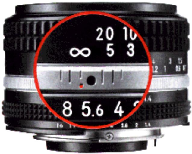 NIKON F3 - Film plane indicator - 2