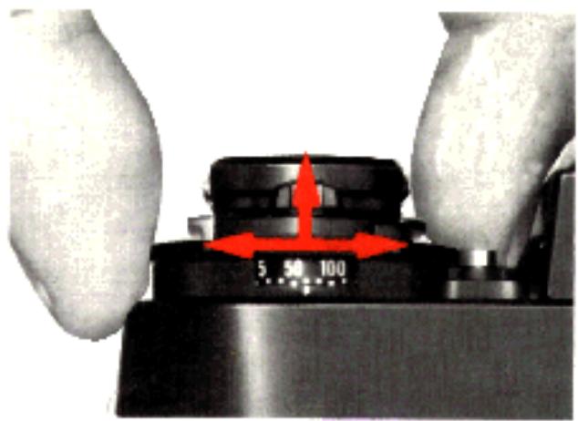 NIKON F3 - Exposure compensation dial 15 - 1