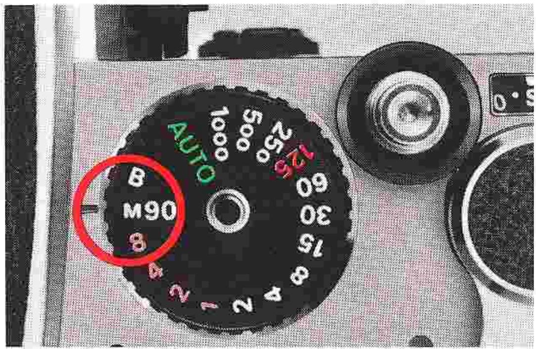 NIKON FE - Setting the Shutter Speed - 3