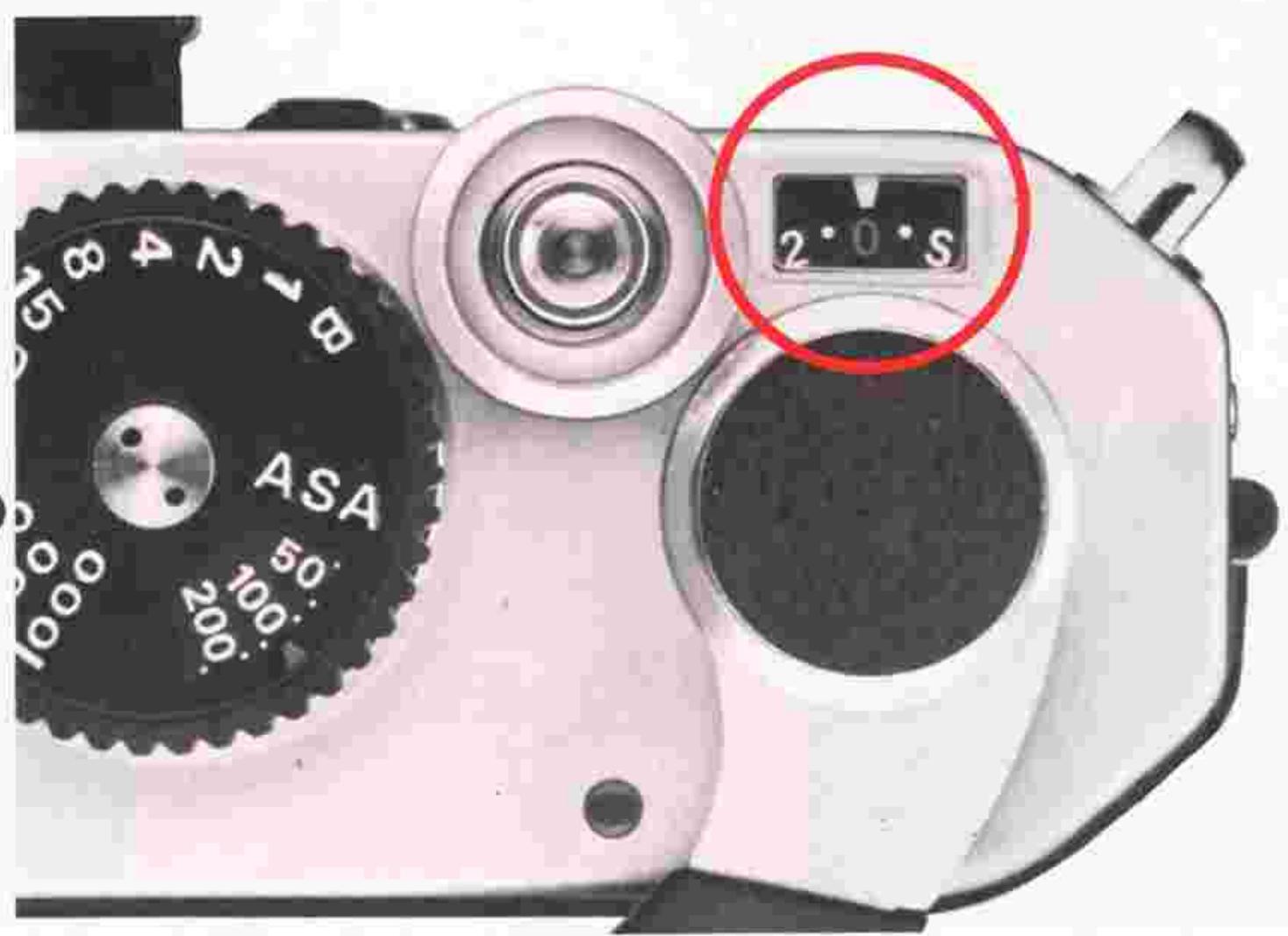 NIKON FM - Frame Counter - 1